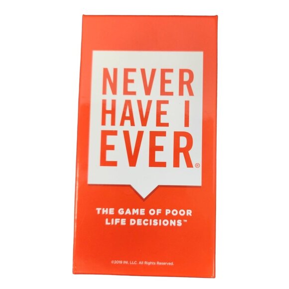 Never Have I Ever Card Game The Game of Poor Life Decisions  age 17+, 4-12 Playe - Picture 9 of 9